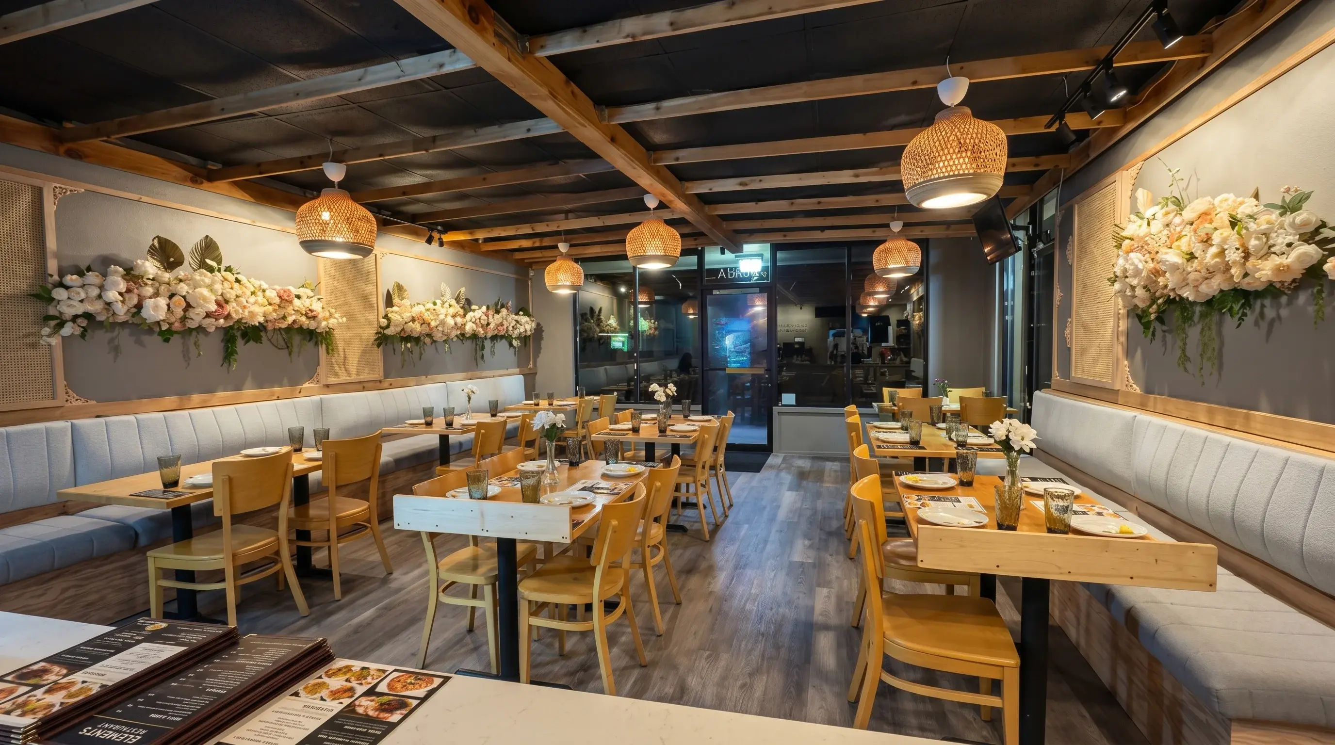Magnolia Thai Restaurant interior — warm atmosphere with inviting decor at our Milwaukie, Oregon location
